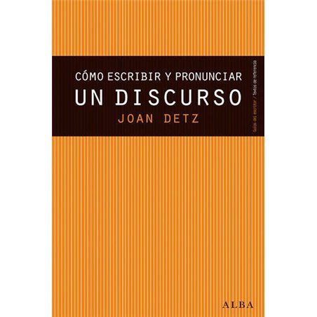 Libro. CÓMO ESCRIBIR Y PRONUNCIAR UN DISCURSO