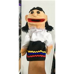 Títere de medio cuerpo. CAMPESINA