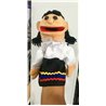 Títere de medio cuerpo. CAMPESINA