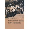 Libro. ENSAYOS SOBRE MÚSICA, TEATRO Y LITERATURA