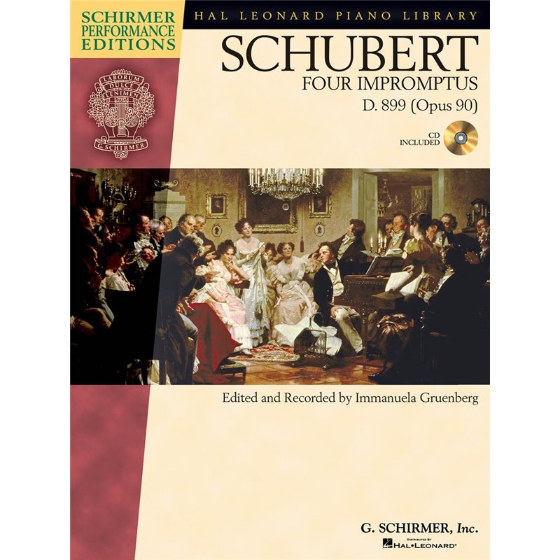 Partitura. SCHUBERT. FOUR IMPROMPTUS. D.899 (Opus 90)