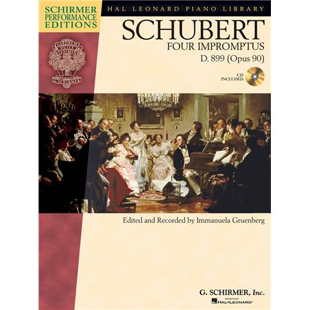 Partitura. SCHUBERT. FOUR IMPROMPTUS. D.899 (Opus 90)