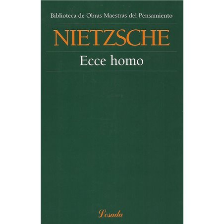 Libro. ECCE HOMO - NIETZSCHE