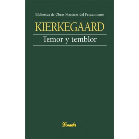 Libro. TEMOR Y TEMBOR - Sören Kierkegaard