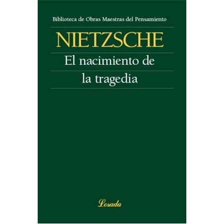 Libro. El nacimiento de la tragedia - Nietzsche