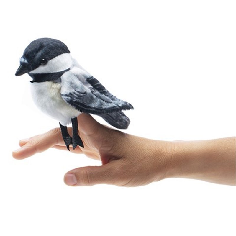 Títere de dedo. MINI CARBONERO - Chickadee