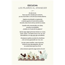 Juego de tarjetas. CON CALMA