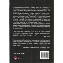 Libro. INTRODUCCIÓN A LOS ESTUDIOS TEATRALES