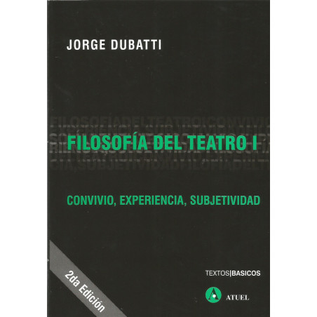 Libro. FILOSOFíA DEL TEATRO l