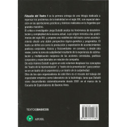 Libro. FILOSOFíA DEL TEATRO l
