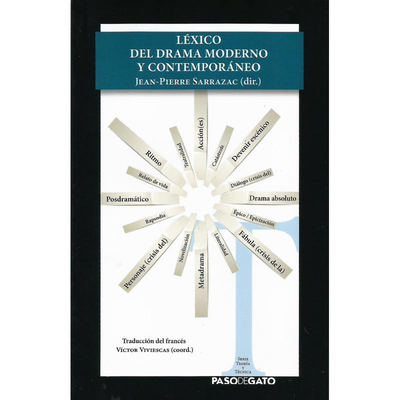 Libro. LÉXICO DEL DRAMA MODERNO Y CONTEMPORÁNEO