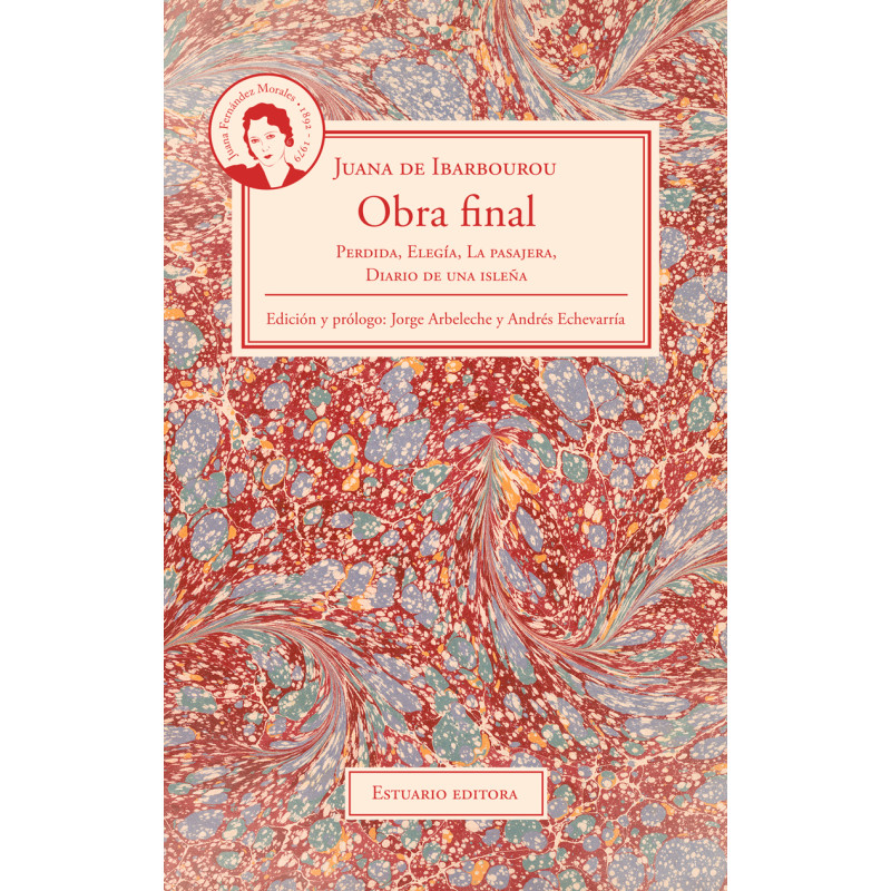 Libro. OBRA FINAL. Juana de Irbarbourou