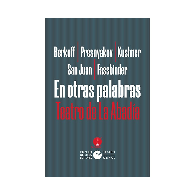 Libro. EN OTRAS PALABRAS. TEATRO DE LA ABADÍA