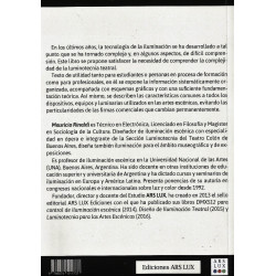 Libro. LUMINOTECNIA PARA LAS ARTES ESCÉNICAS