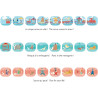 LINTERNA. PROYECTOR DE HISTORIAS MULTICOLOR "LES PETITES MERVEILLES"