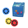 CAJA AZUL DE 3 DISCOS PARA LINTERNA. LES PAPOUM.