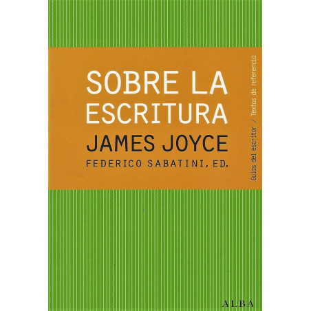Libro. SOBRE LA ESCRITURA - JAMES JOYCE