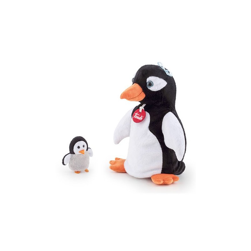 TÍTERE. MAMÁ PINGÜINO CON BEBÉ - TRUDI