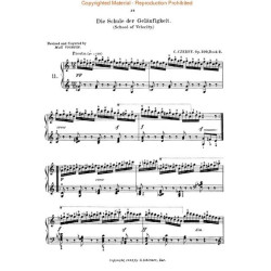LIBRO. THE SCHOOL OF VELOCITY OP. 299 - CZERNY.