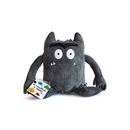 MONSTRUO DE COLORES. PELUCHE GRIS