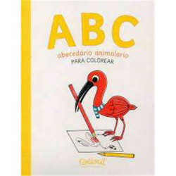 LIBRO. ABC ABECEDARIO ANIMALARIO PARA COLOREAR