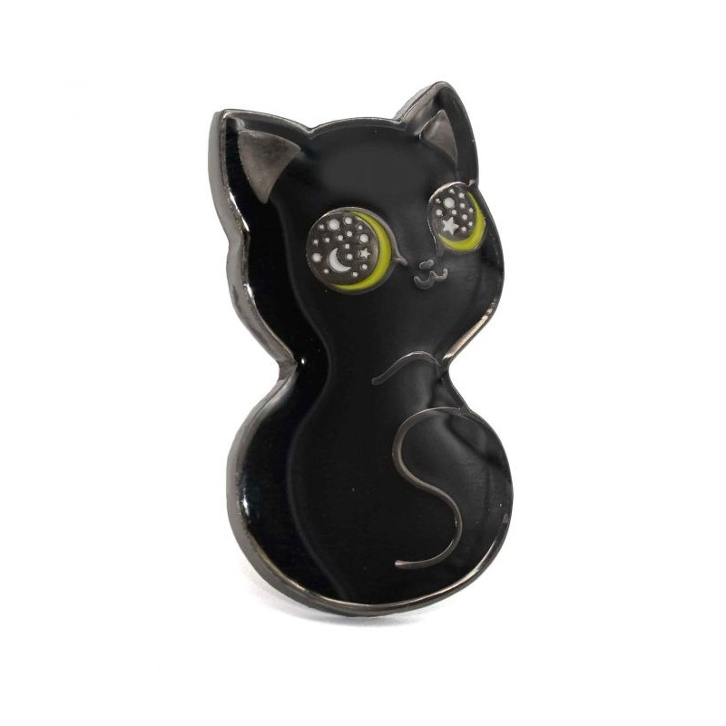 Pin. BLACK CAT STARRY by Compoco