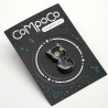 Pin. BLACK CAT STARRY by Compoco