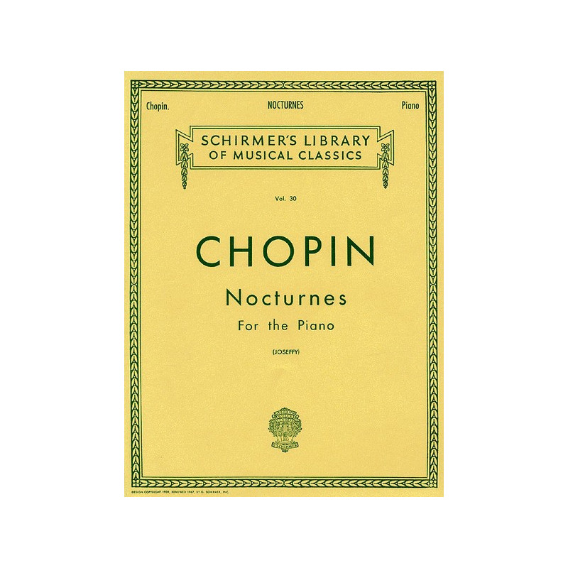 Partitura. CHOPIN - NOCTURNES FOR THE PIANO