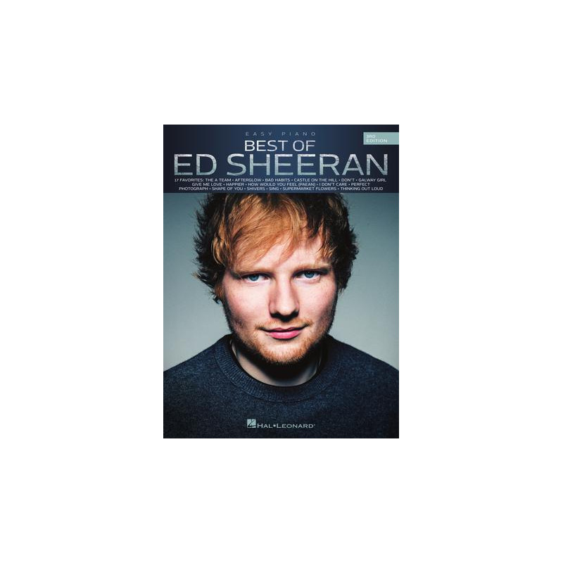 Partitura. Best of ED SHEERAN