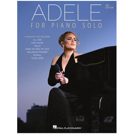 Partitura. ADELE FOR PIANO SOLO – 3RD EDITION