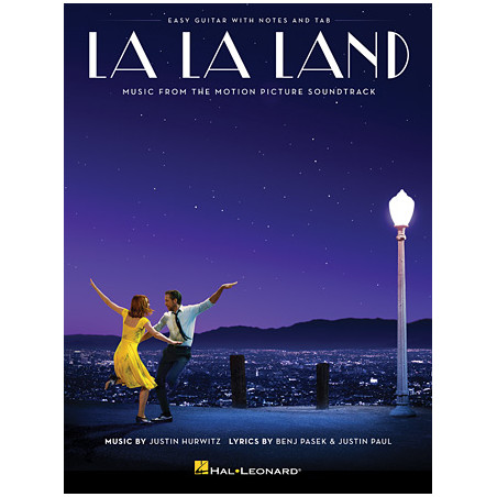 Partitura. LA LA LAND: MUSIC FROM THE MOTION PICTURE SOUNDTRACK (EASY GUITAR WITH NOTES AND TAB)