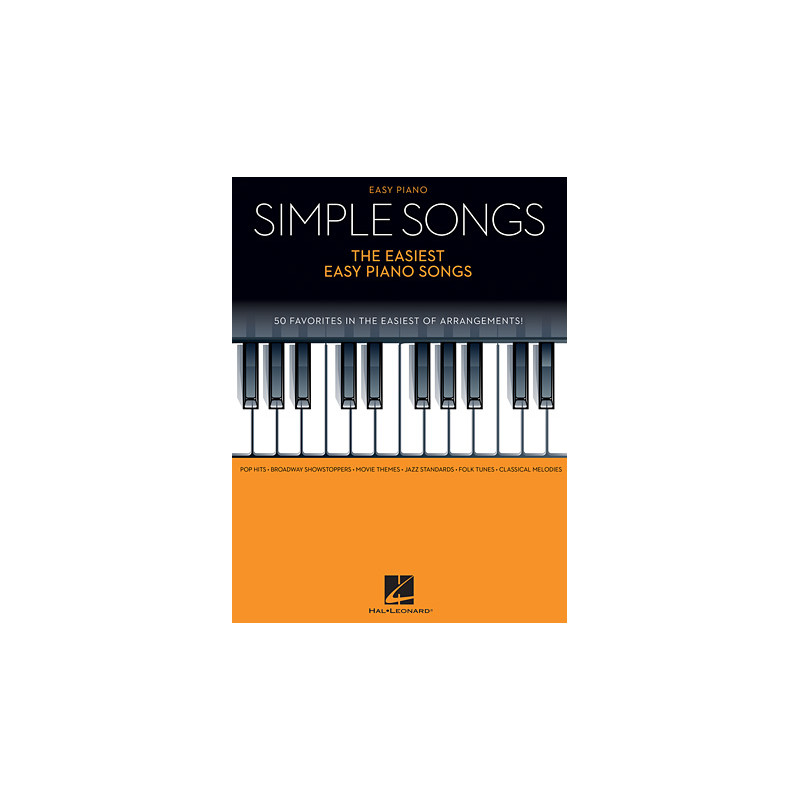 Partitura. SIMPLE SONGS - THE EASIEST EASY PIANO SONGS