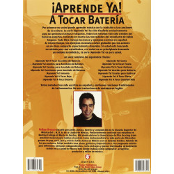 Libro. ¡APRENDE YA! A TOCAR BATERÍA - INCLUYE CD