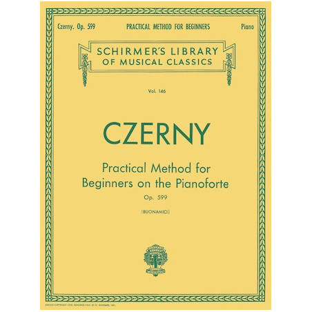 Libro. CZERNY - PRACTICAL METHOD FOR BEGINNERS ON THE PIANOFORTE OP.599