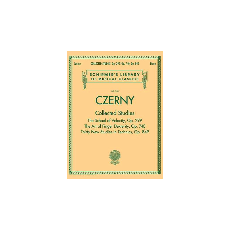 Partitura. CZERNY: COLLECTED STUDIES – OP. 299, OP. 740, OP. 849