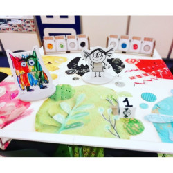 Juego de mesa. EL MONSTRUO DE COLORES
