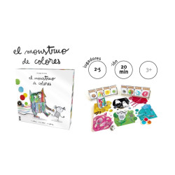 Juego de mesa. EL MONSTRUO DE COLORES