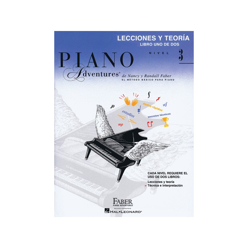Libro. PIANO ADVENTURES. NIVEL 3. Lecciones y teoría