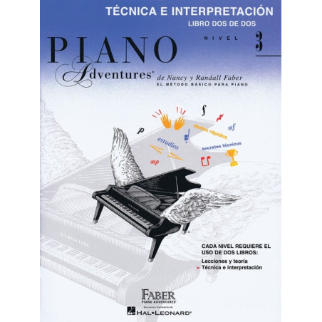 Libro. PIANO ADVENTURES. NIVEL 3. Técnica e interpretación