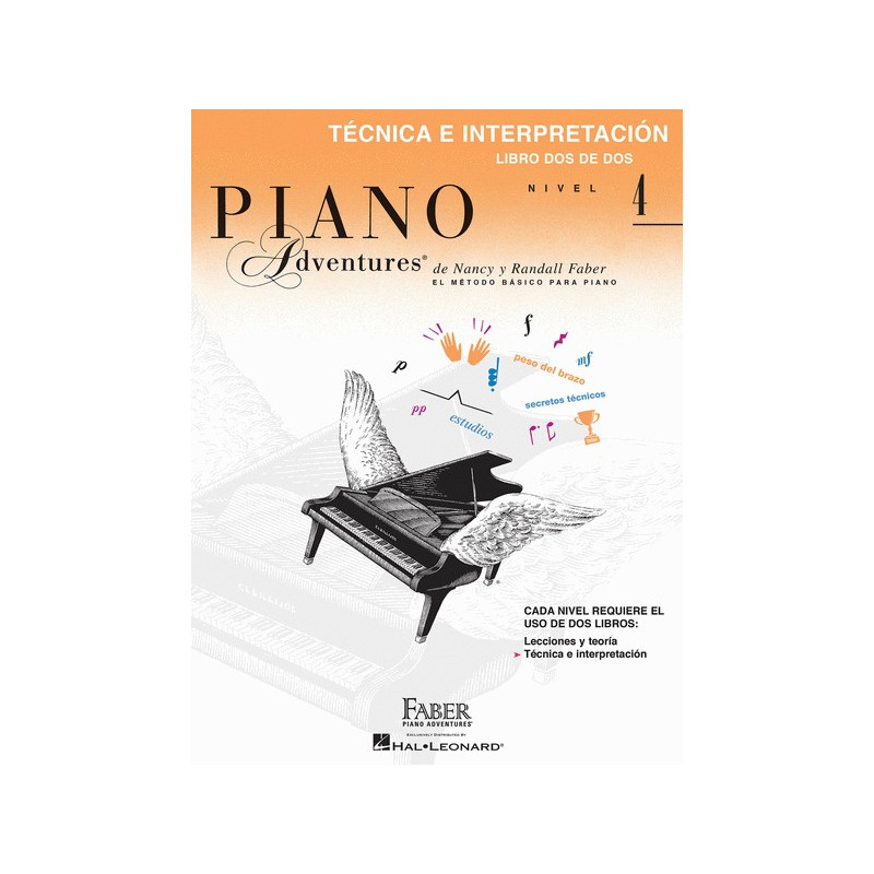 Libro. PIANO ADVENTURES. NIVEL 4. Técnica e interpretación