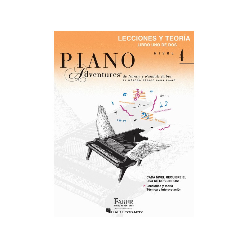 Libro. PIANO ADVENTURES. NIVEL 4. Lecciones y teoría