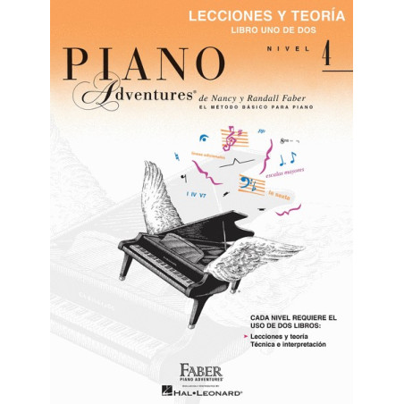 Libro. PIANO ADVENTURES. NIVEL 4. Lecciones y teoría