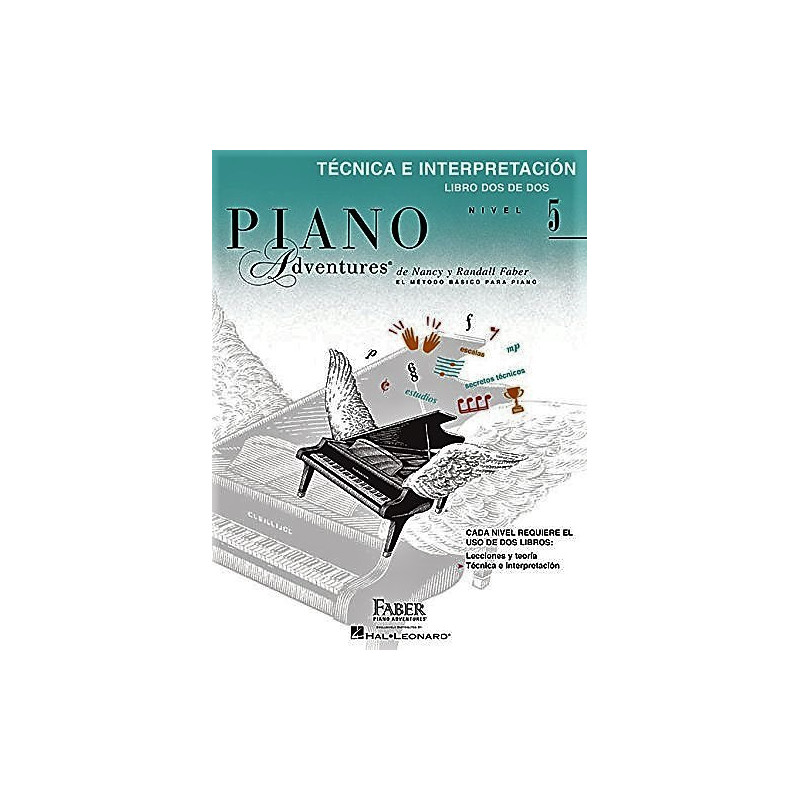 Libro. PIANO ADVENTURES. NIVEL 5. TÉCNICA E INTERPRETACIÓN