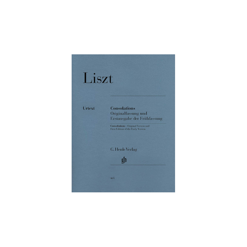 Partitura. Liszt. Consolations - Piano Solo