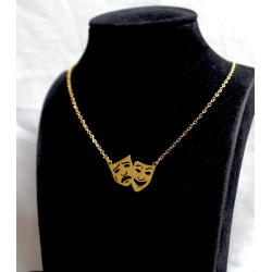 Collar Dorado. Talía y Melpómene