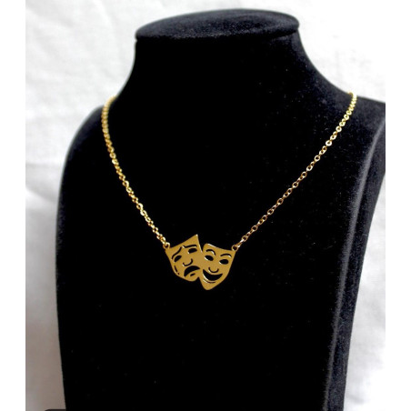 Collar Dorado. Talía y Melpómene
