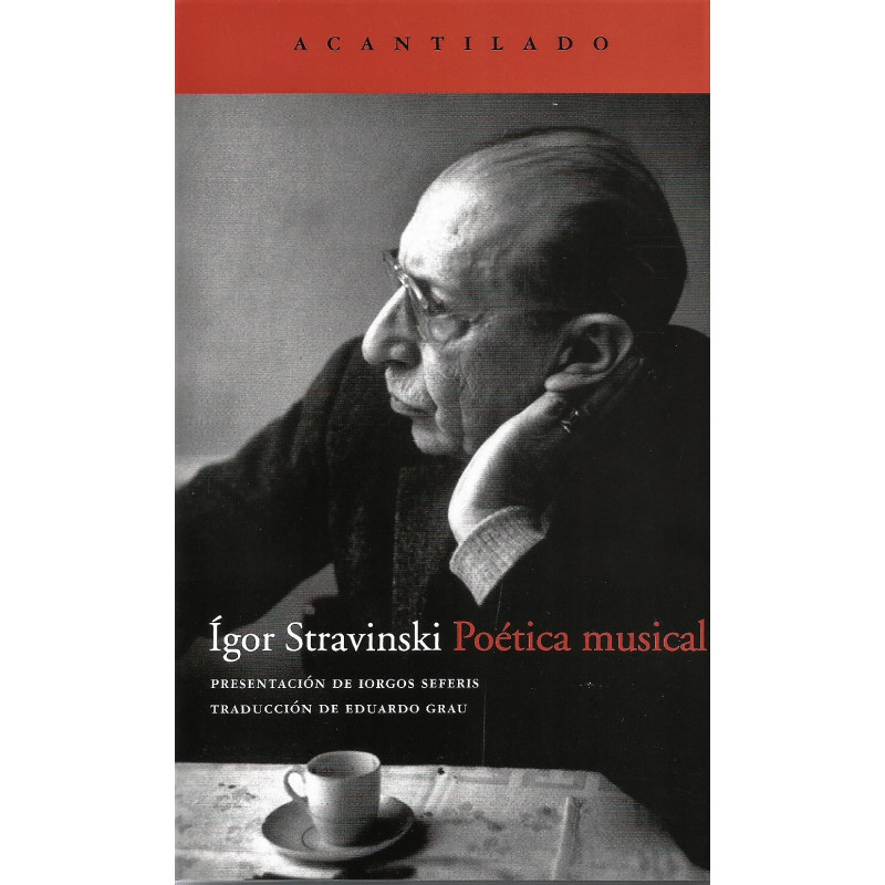 Libro. POÉTICA MUSICAL. ÍGOR STRAVINSKI