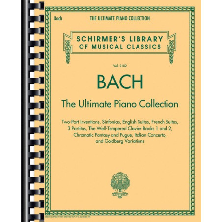 Partitura. BACH - THE ULTIMATE PIANO COLLECTION - VOL. 2102