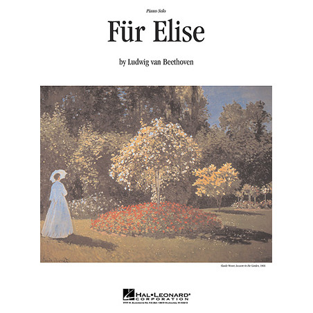 Partitura. Für Elise. Piano Solo Sheets - (Beethoven)