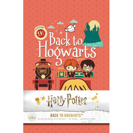Cuaderno rayado. HARRY POTTER. Back to Hogwarts.